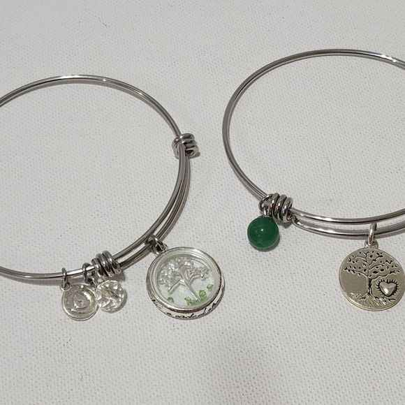 Tree Of Life charm bangle bracelets‎ - Picture 2 of 4